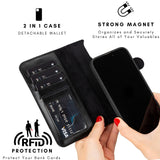 Casper iPhone 14 Series Detachable Leather Wallet Case