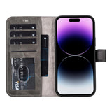 Casper iPhone 14 Series Detachable Leather Wallet Case