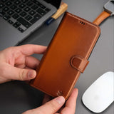 Casper Leather iPhone 15 Pro Max Wallet Case | Detachable MagSafe Compatible RFID Protection