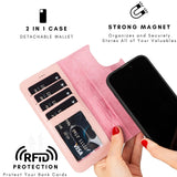 Casper iPhone 14 Series Detachable Leather Wallet Case