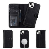 Casper iPhone 14 Series Detachable Leather Wallet Case