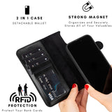 Casper iPhone 14 Series Detachable Leather Wallet Case