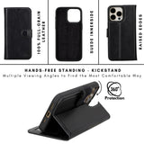Casper iPhone 14 Series Detachable Leather Wallet Case