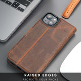Casper iPhone 16 Plus Wallet Case Leather MagSafe