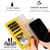Casper iPhone 14 Series Detachable Leather Wallet Case