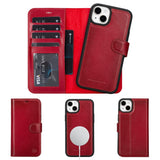Casper iPhone 14 Series Detachable Leather Wallet Case