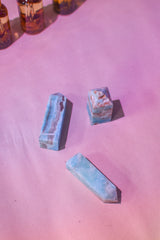 Caribbean Calcite Crystal // Small Obelisk Tower