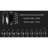 Medium Coffin SCULPTED Quick Gel Tips