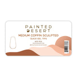 Medium Coffin SCULPTED Quick Gel Tips