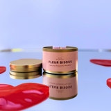 FLEUR BISOUS - CHAMPAGNE GOLD 8 OZ - CANDLE TIN (LIMITED EDITION)