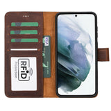 Buffalo Samsung Galaxy S21 Series Detachable Leather Wallet Case