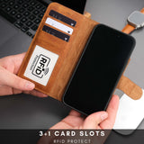 Casper iPhone 16 Plus Wallet Case Leather MagSafe