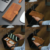 Casper iPhone 16 Pro Wallet Case Leather MagSafe