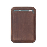 Cortland Full-Grain Leather Card Holder Wallet with Magnet